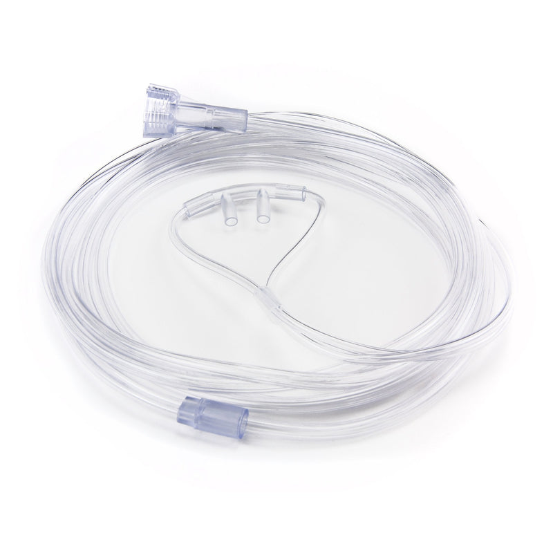 Nasal Cannula McKesson Adult Straight Prongs 7 Foot Tubing Low Flow Rate 