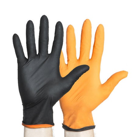 GLOVE BLACK FIRE PF NITRILEM 150/BX 10BX/CS