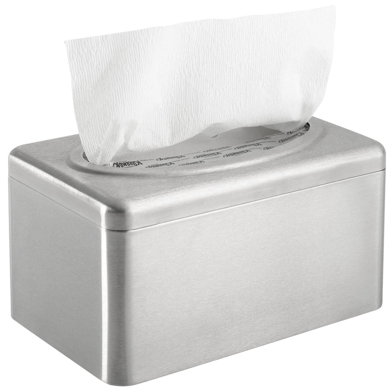 Paper Towel Dispenser K-C PROFESSIONAL Silver Stainless Steel Manual Pull 1 Box Countertop (Each)