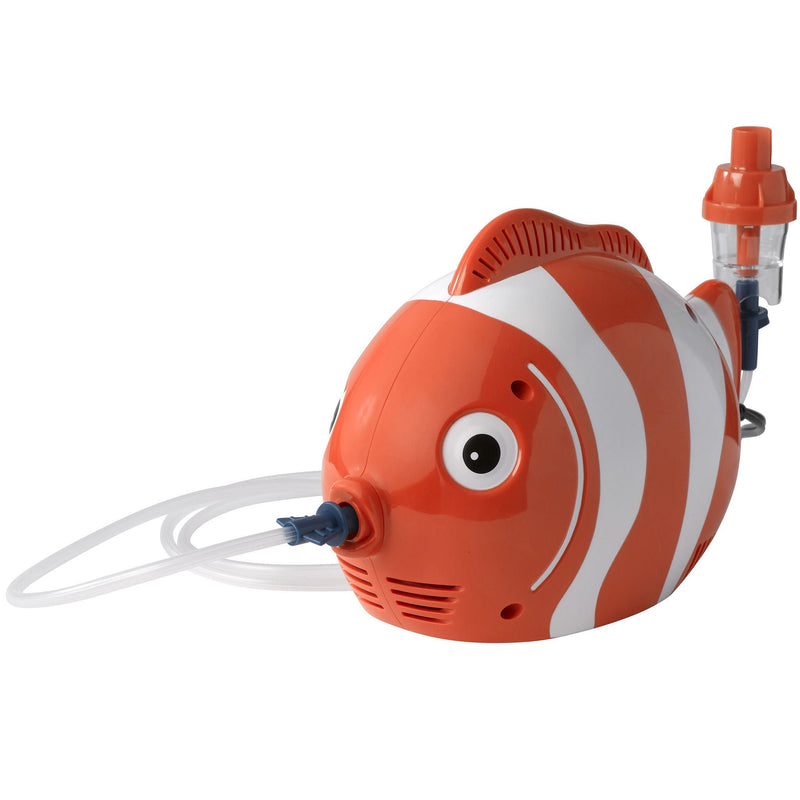 Compressor Nebulizer System Drive Fish Small Volume Medication Cup Pediatric Aerosol Mask Delivery (Each)