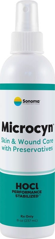 Wound Cleanser Microcyn 8 oz. Spray Bottle NonSterile Antimicrobial 