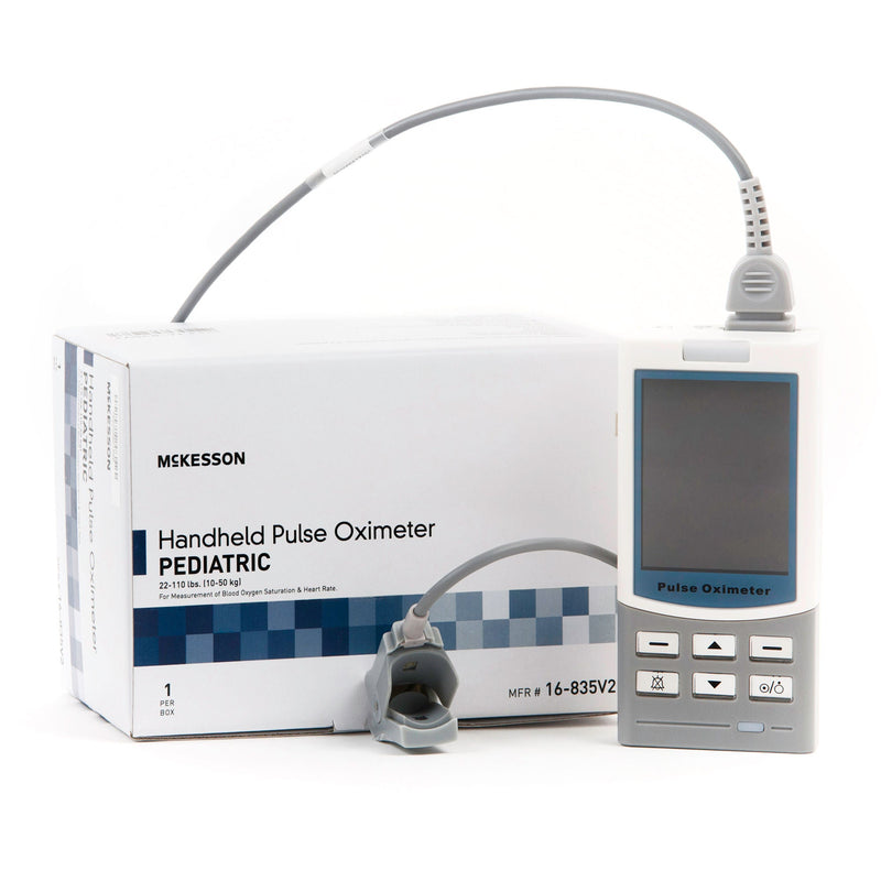 Handheld Pulse Oximeter McKesson Pediatric Battery Operated (Case of 4)