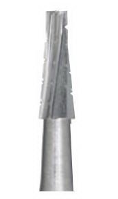 Bur Miltex Tungsten Carbide Tapered Crosscut Fissure Tip (Pack of 10)