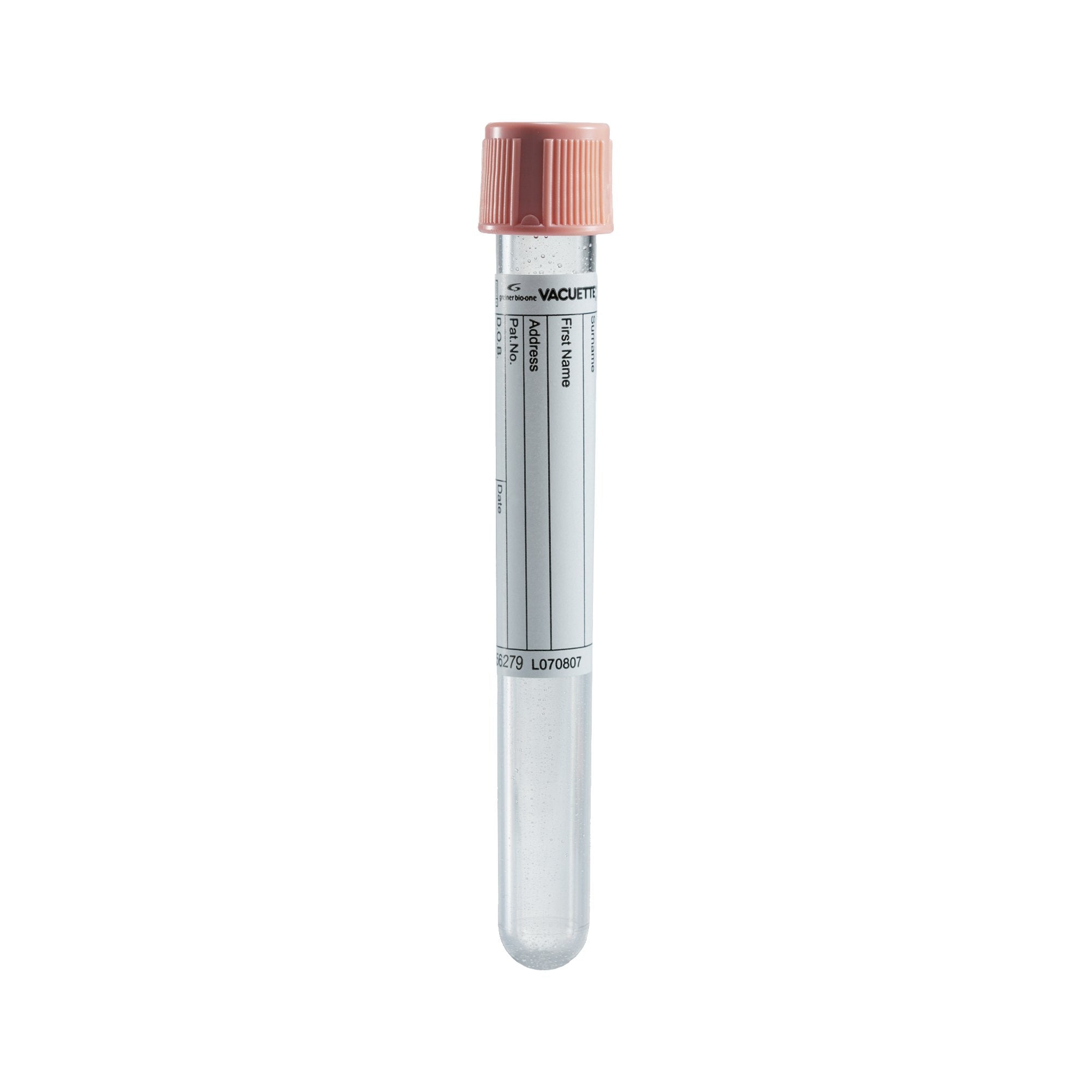 VACUETTE Venous Blood Collection Tube K2 EDTA Additive 6 mL Pull Cap Polyethylene Terephthalate (PET) Tube 