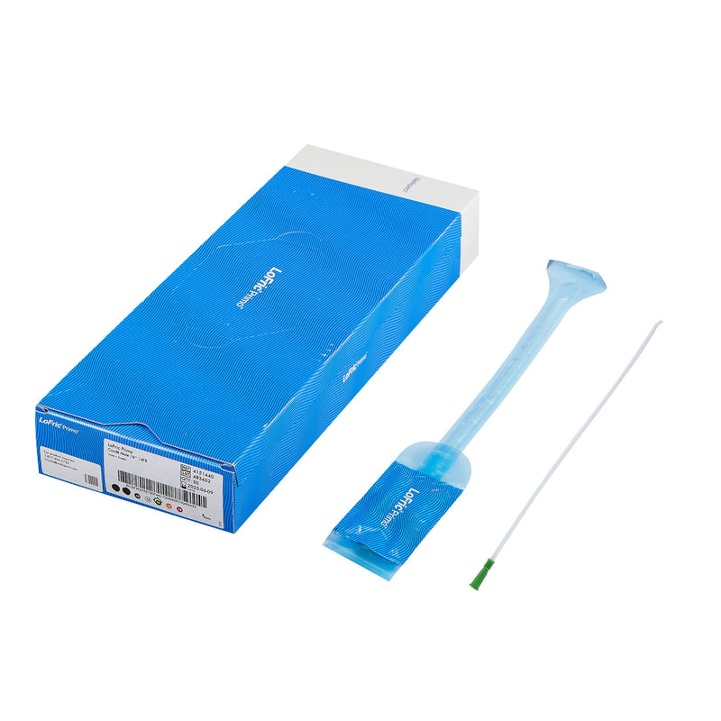 Urethral Catheter LoFric Primo Coude Tip Hydrophilic Coated PVC 14 Fr. 16 Inch Length (Case of 120)