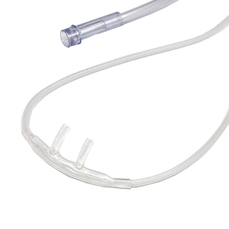 Nasal Cannula Adult Curved Prongs 7 Foot Tubing Low Flow Rate (Case of 50)