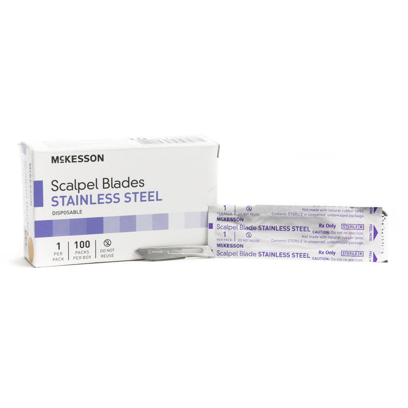 Surgical Blade McKesson Brand Stainless Steel No. 10 Sterile 