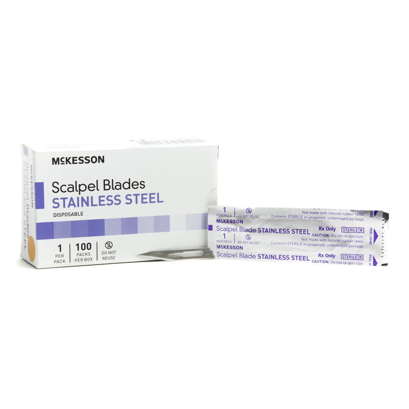 Surgical Blade McKesson Brand Stainless Steel No. 11 Sterile