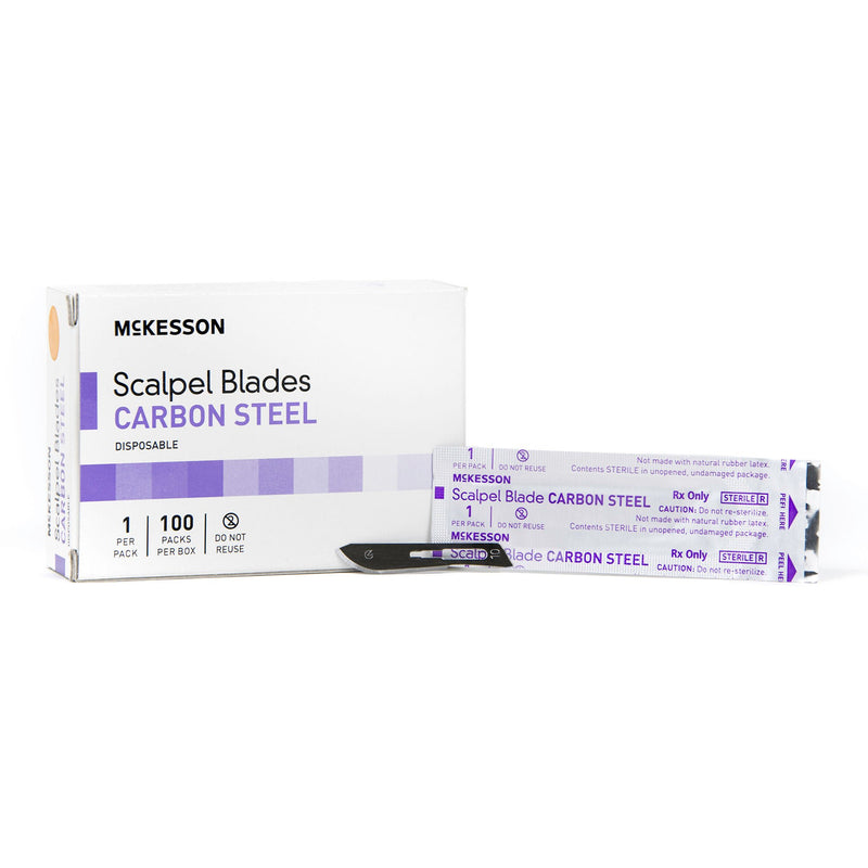 Surgical Blade McKesson Brand Carbon Steel No. 10 Sterile (Case of 1000)