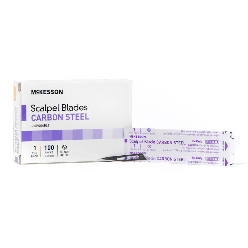 Surgical Blade McKesson Brand Carbon Steel No. 11 Sterile (Case of 1000)