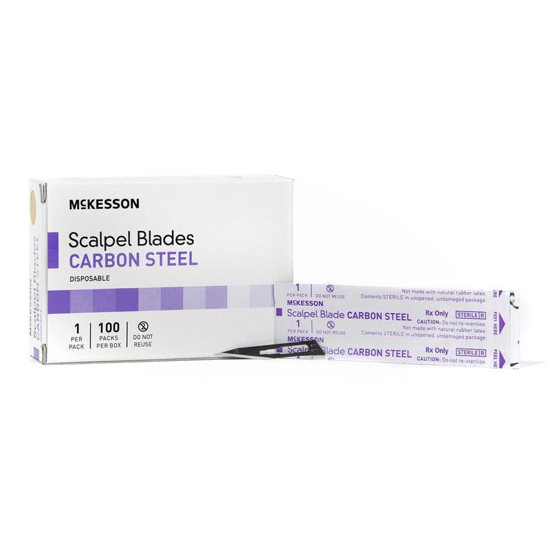 Surgical Blade McKesson Brand Carbon Steel No. 11 Sterile 