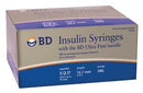 SYRINGE INSULIN 1/2CC ULTRAFINE 30GX1/2 100/SP 5SP/CS