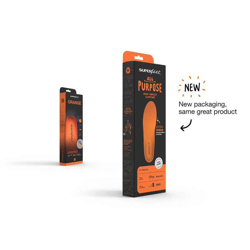 Insole Superfeet Foam Men 9.5 to 11 Orange (Pair)