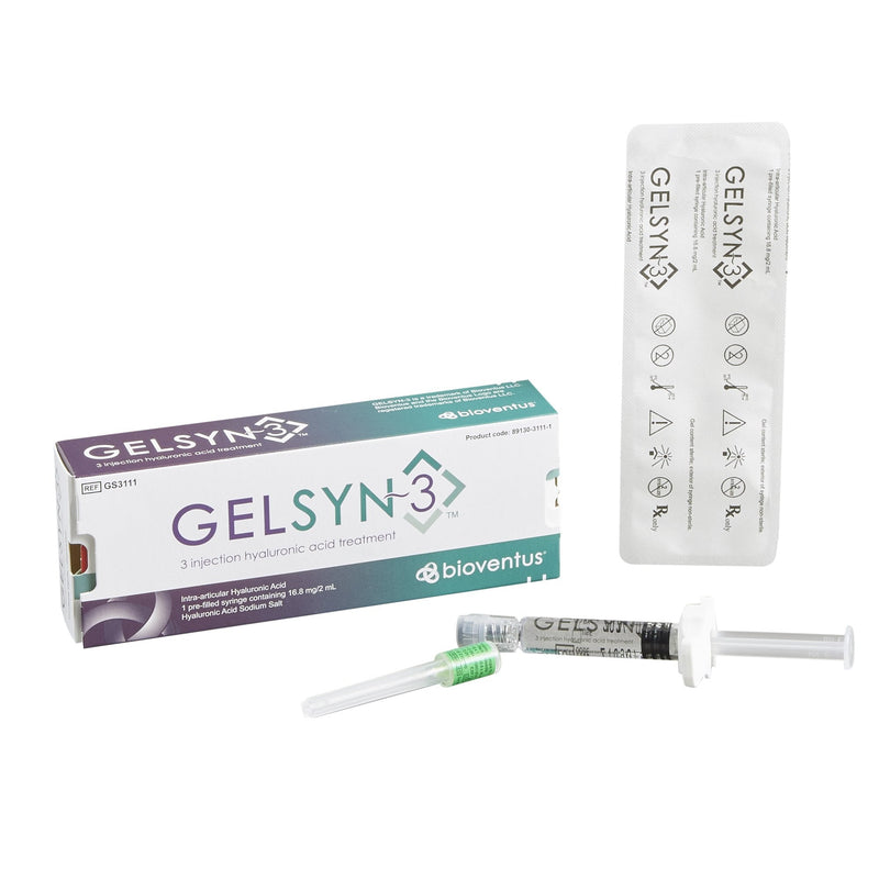 Gelsyn-3 Sodium Hyaluronate 16.8 mg / 2 mL Injection 2 mL 
