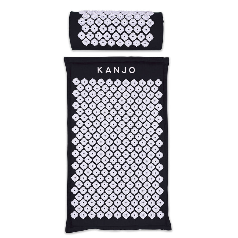 Kanjo Memory Foam Acupressure Mat Set, Black (Case of 8)