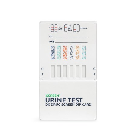 DRUG TEST DIP CARD W/A.D.10 TEST 25/BX