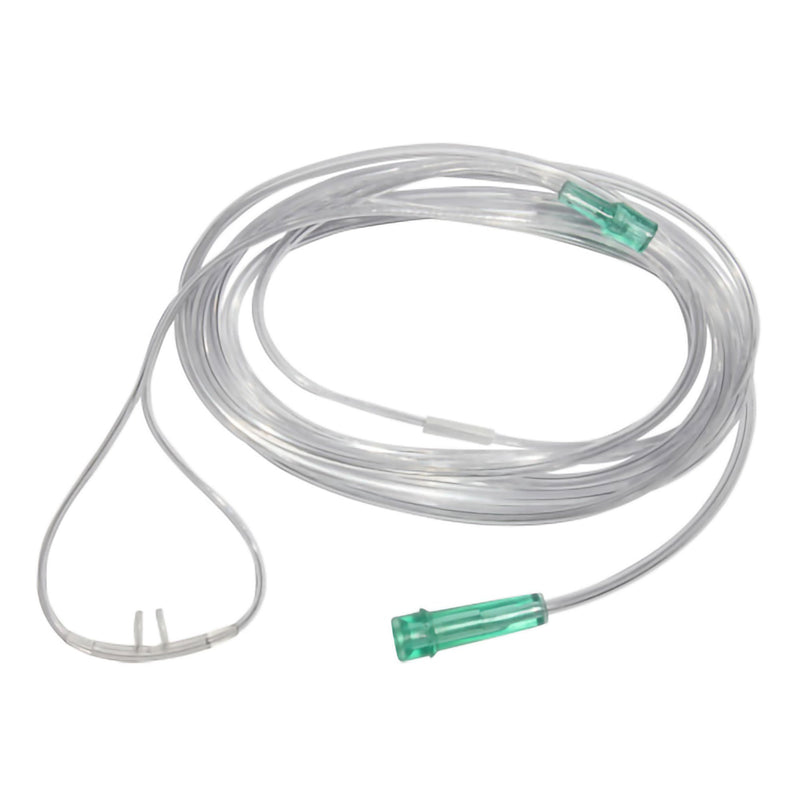 Nasal Cannula Pediatric Curved Prongs 7 Foot Tubing Low Flow Rate (Case of 50)