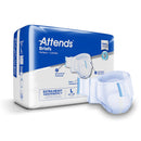 Attends Extra Heavy Absorbency Briefs, Large (Case of 72)