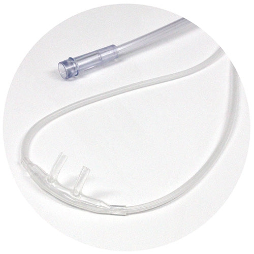 ETCO2 Nasal Cannula Adult Curved Prongs 4 Foot Tubing Low Flow Rate 