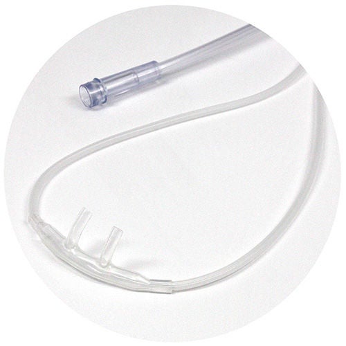 ETCO2 Nasal Cannula Adult Curved Prongs 4 Foot Tubing Low Flow Rate