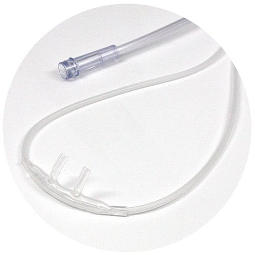 ETCO2 Nasal Cannula Adult Curved Prongs 4 Foot Tubing Low Flow Rate 