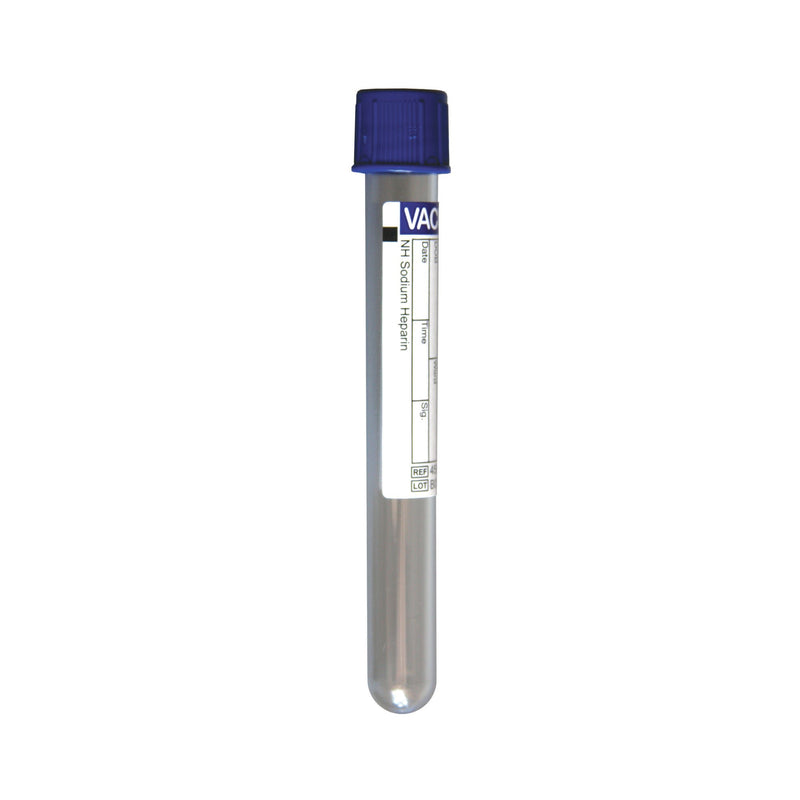 VACUETTE Venous Blood Collection Tube Sodium Heparin Additive 6 mL Pull Cap Polyethylene Terephthalate (PET) Tube (Case)