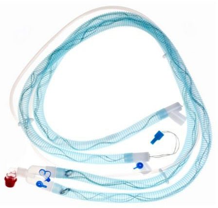 Anesthesia Breathing Circuit Corrugated Tube 60 Inch Tube Dual Limb Adult Single Patient Use