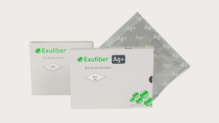 DRESSING EXUFIBER AG 5X5CM10/BX 4BX/CS