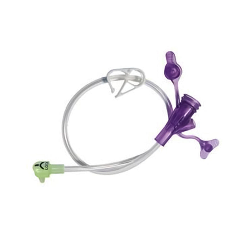 Right Angle Dual ENFit Y-Port Feed Set micro G-JET 12 Inch, Sterile (Box of 10)