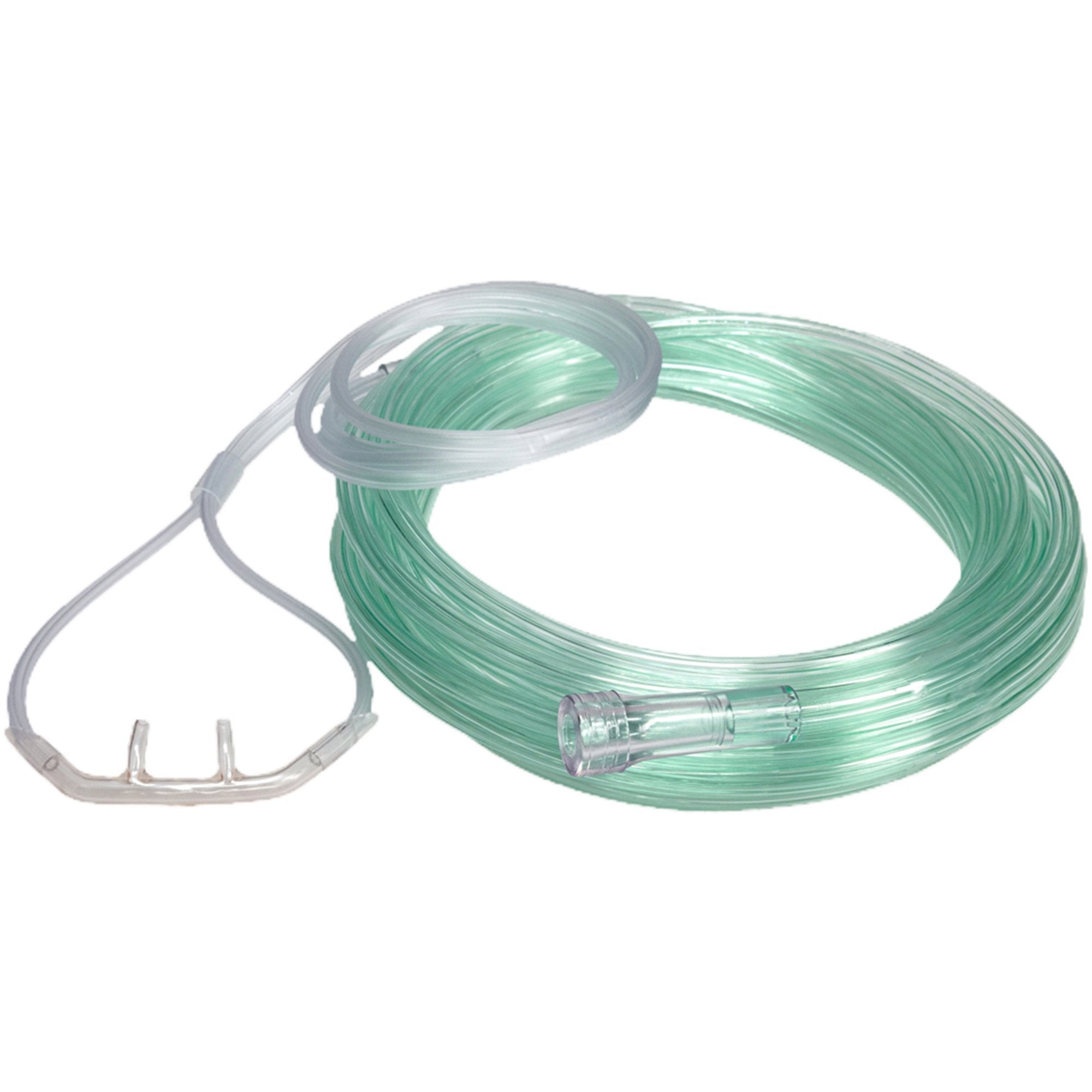 Nasal Cannula Salter-Style Adult Curved Prongs 14 Foot Tubing Low Flow Rate 