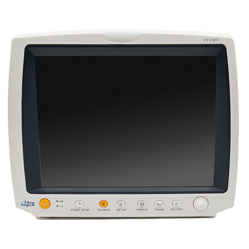 Refurbished Patient Monitor with CO2 Axia Gas and Monitoring CO2, ECG, NIBP, SpO2, Temperature AC Power / Battery Operated 