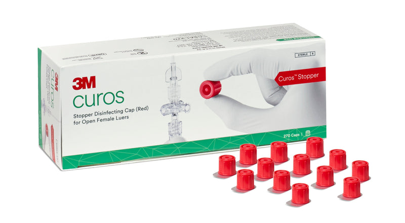 Disinfecting Cap 3M Curos Stopper For Open Female Luer Connectors Sterile Individuals 