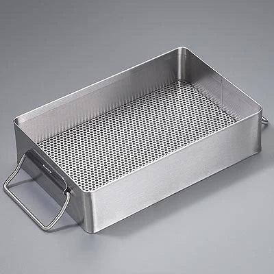 Sterilization Tray - Perforated Bottom, 10" x 6-1/2" x 2-1/2" [2qt] (Cover Sold Separately as ____________) - 10-1710