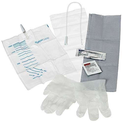 Intermittent Catheter Tray Easy Cath Coude Tip 10 Fr. (Box of 50)