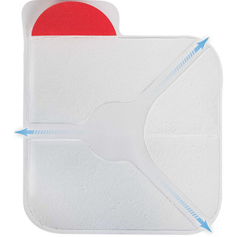 Chest Wound Seal Hyfin Vent Compact 4-3/4 X 4-3/4 Inch 2 per Pack NonSterile 