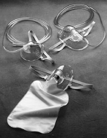 3-in-1 Mask AirLife Elongated Style Adult One Size Fits Most Adjustable Head Strap 