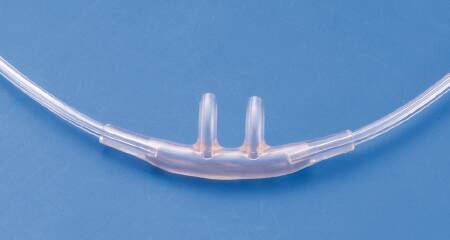 Nasal Cannula AirLife Infant Curved Prongs 7 Foot Tubing 