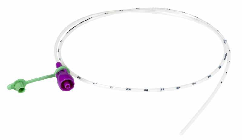 Gastrostomy Feeding Tube Nutrisafe 2 8 Fr. 50 cm Tube Polyurethane 