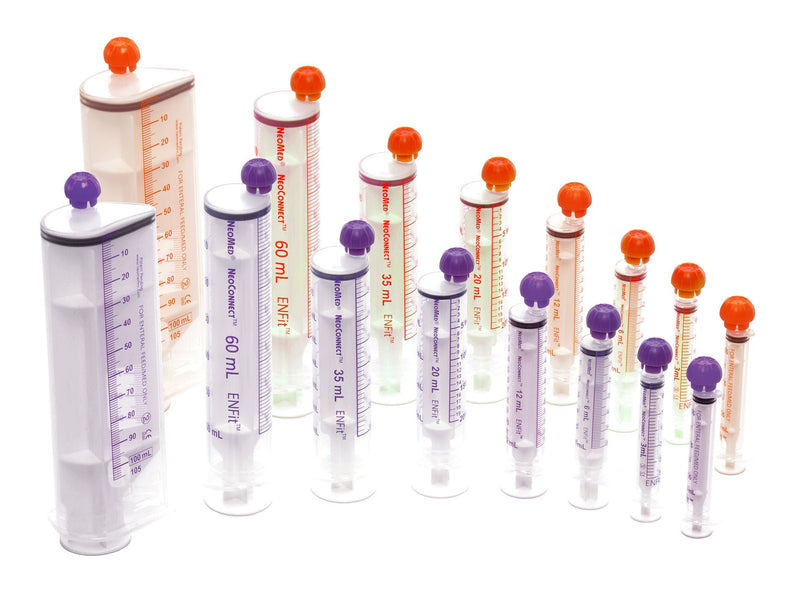 Enteral / Oral Syringe NeoMed 20 mL Enfit Tip Without Safety (Case of 100)