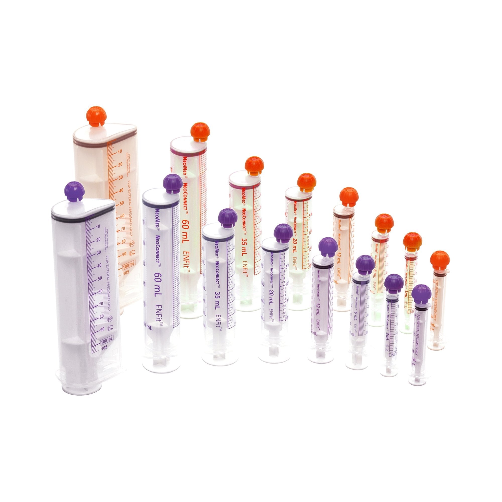 Enteral / Oral Syringe NeoMed 60 mL Enfit Tip Without Safety 