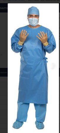GOWN SURGICAL NON-REINFORCEDXL REG/STD ST 28/CS