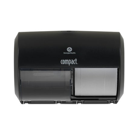 DISPENSER TISSUE COMPCT II BLK2RL HIGH CAP 1/CS (DROP)