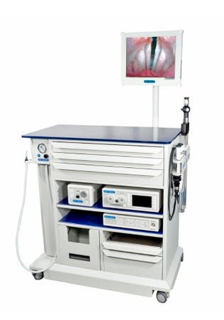BR Surgical OTOSMART ENT Treatment Cabinet, 3 drawers, built-in pressure/suction pump, 35¼"w x 36½"h x 19¾"d 
