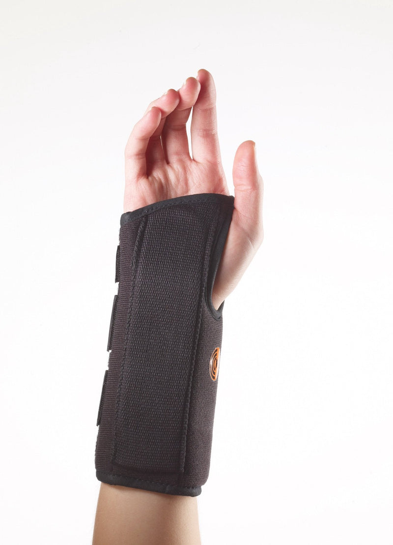 Wrist Splint Ultra-Fit Aluminum / Foam Laminate Right Hand Black Medium 