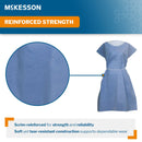 McKesson SMS Fluid Resistant Exam Gown, One Size Fits Most (Case of 25) 