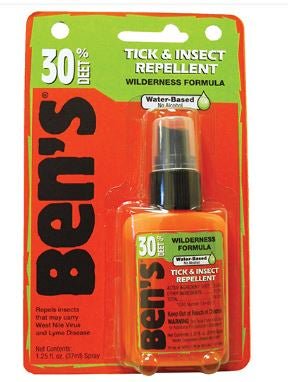 Insect Repellent DEET Ben's Topical Liquid 1.25 oz. Bottle (Case of 100)