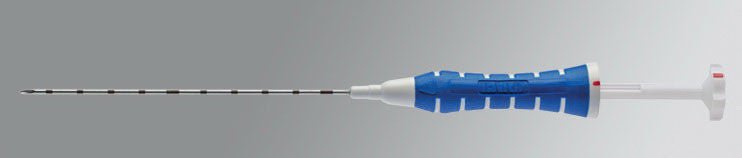 Breast Tissue Marker UltraCor Twirl 17 Gauge X 10 cm Needle Length Ring Sterile