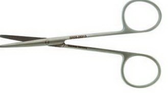 BR Surgical METZENBAUM Scissors, delicate, curved, blunt/blunt, 7" SuperCut 