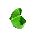 CUP DENTURE GRN HINGED LID2X4X3 200/CS