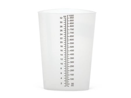Graduated Container Triangular Polypropylene 1,000 mL (32 oz.) (200/CS)